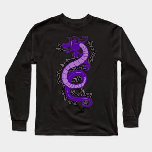 Year Of The Dragon | Lavender Sticker Version Long Sleeve T-Shirt